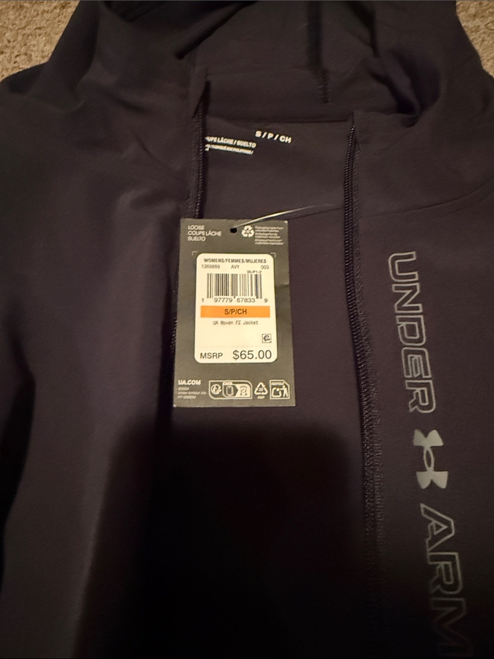 Under Armour Black Storm Full-Zip Hoodie - Picture 3 of 5